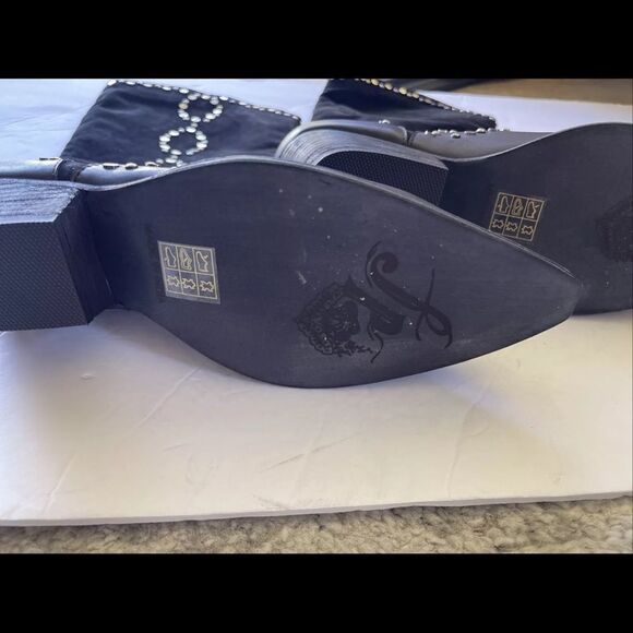 FREE PEOPLE Joelton Studded Western Boots - Picture 5 of 6